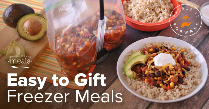 Easy to Gift Freezer Meals