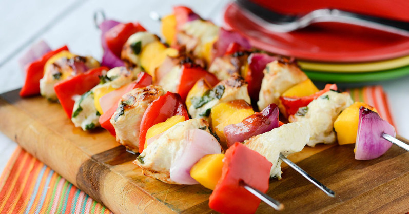 Sweet Summer Mango Kebabs