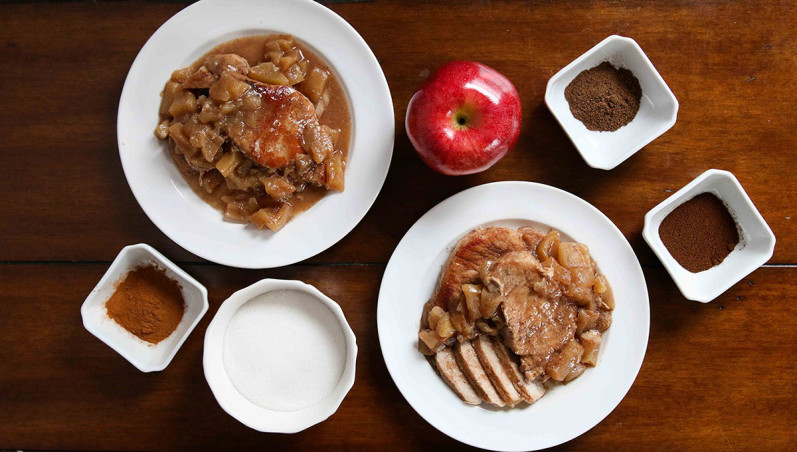 Apple Pie Pork Chops - Freezer Meal Recipe