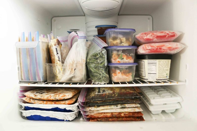 Using an Apartment Refrigerator Freezer for Once A Month Cooking