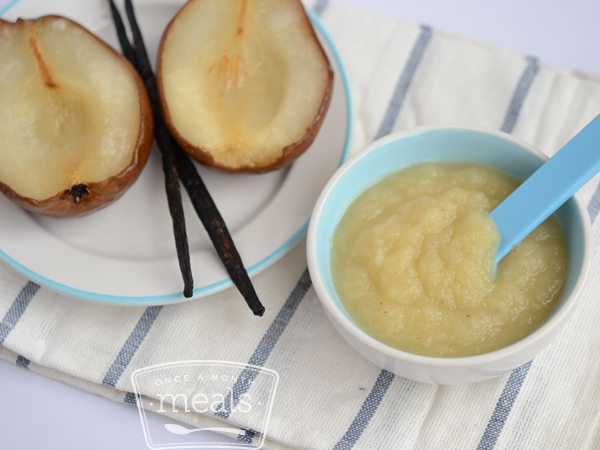 Pear Puree Baby Food