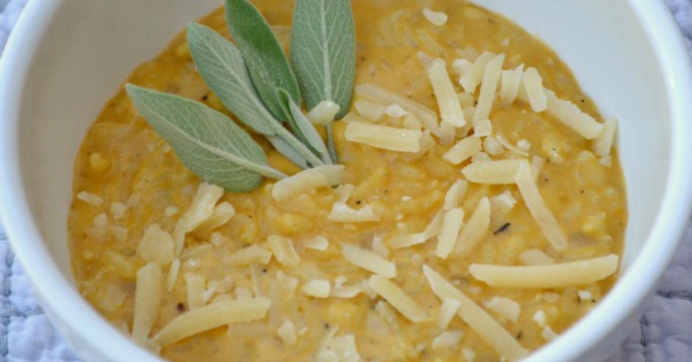 Savory Pumpkin Risotto | Once A Month Meals