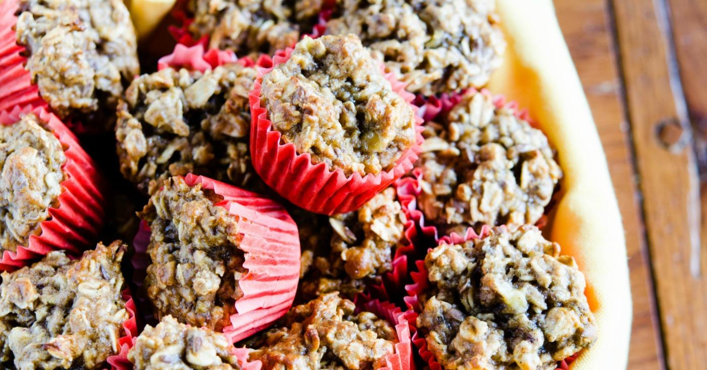 Mini Banana Power Muffins