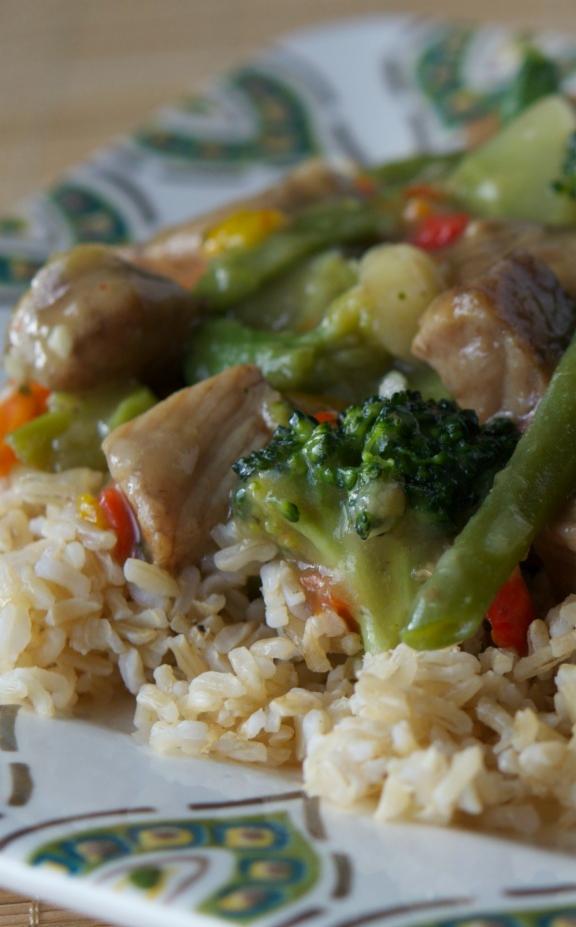 Pork and Vegetable Stir Fry - Lunch Version | Once A Month Meals