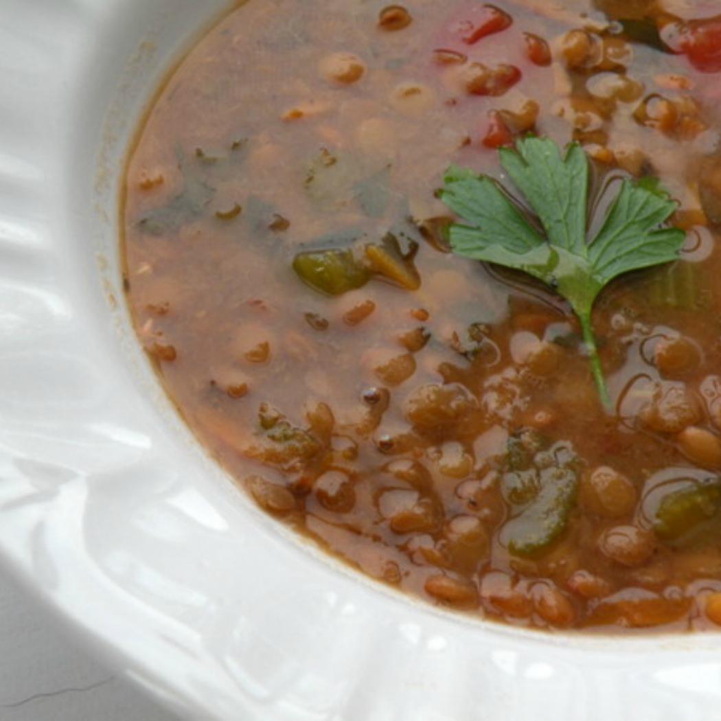 Slow Cooker Lentil Soup Lunch Once A Month Meals