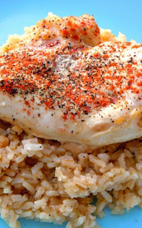 Paprika Chicken and Rice Bake Traditional Dump and Go Dinner Once