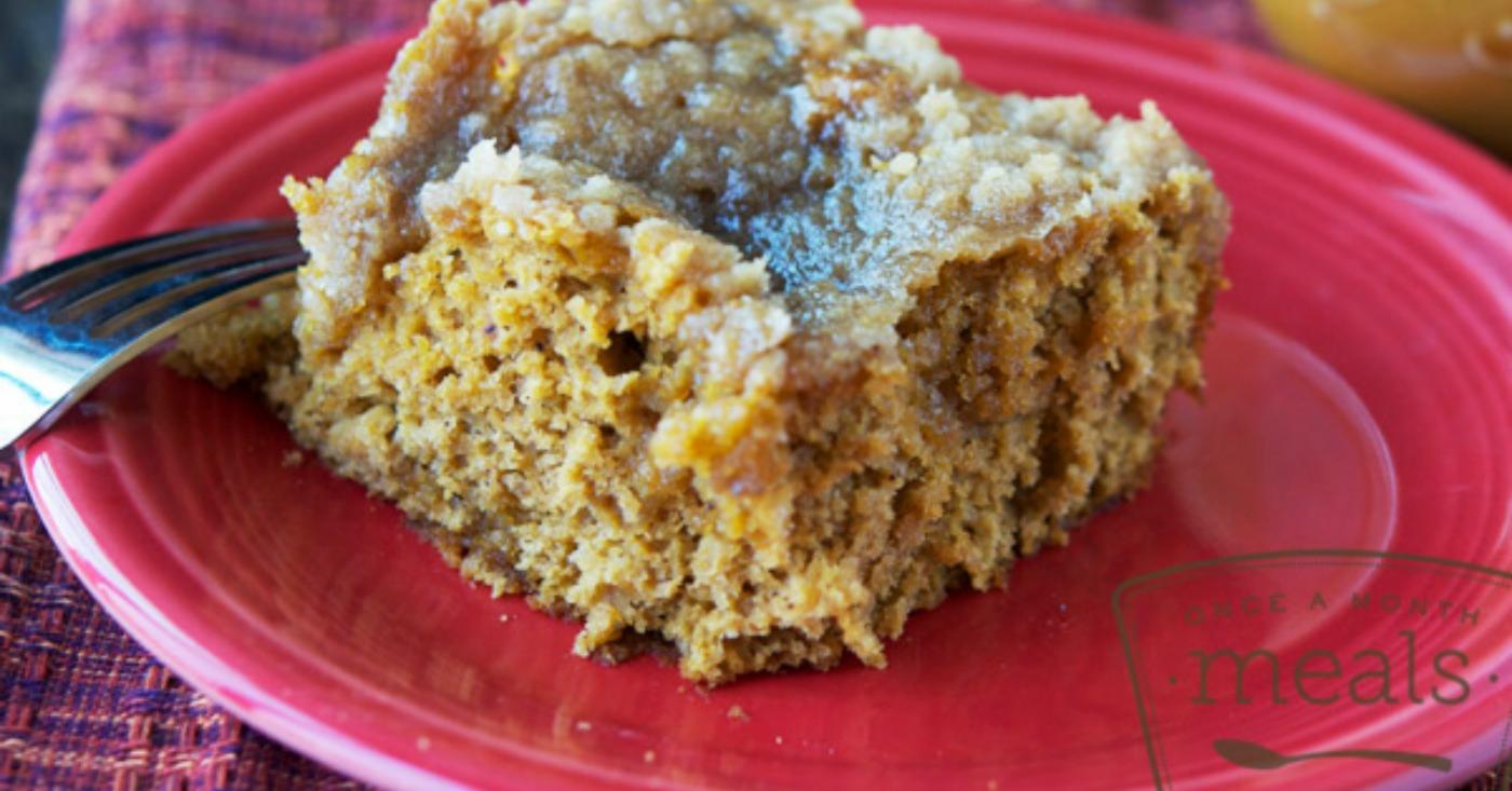Gluten Free Dairy Free Pumpkin Coffee Cake Once A Month Meals