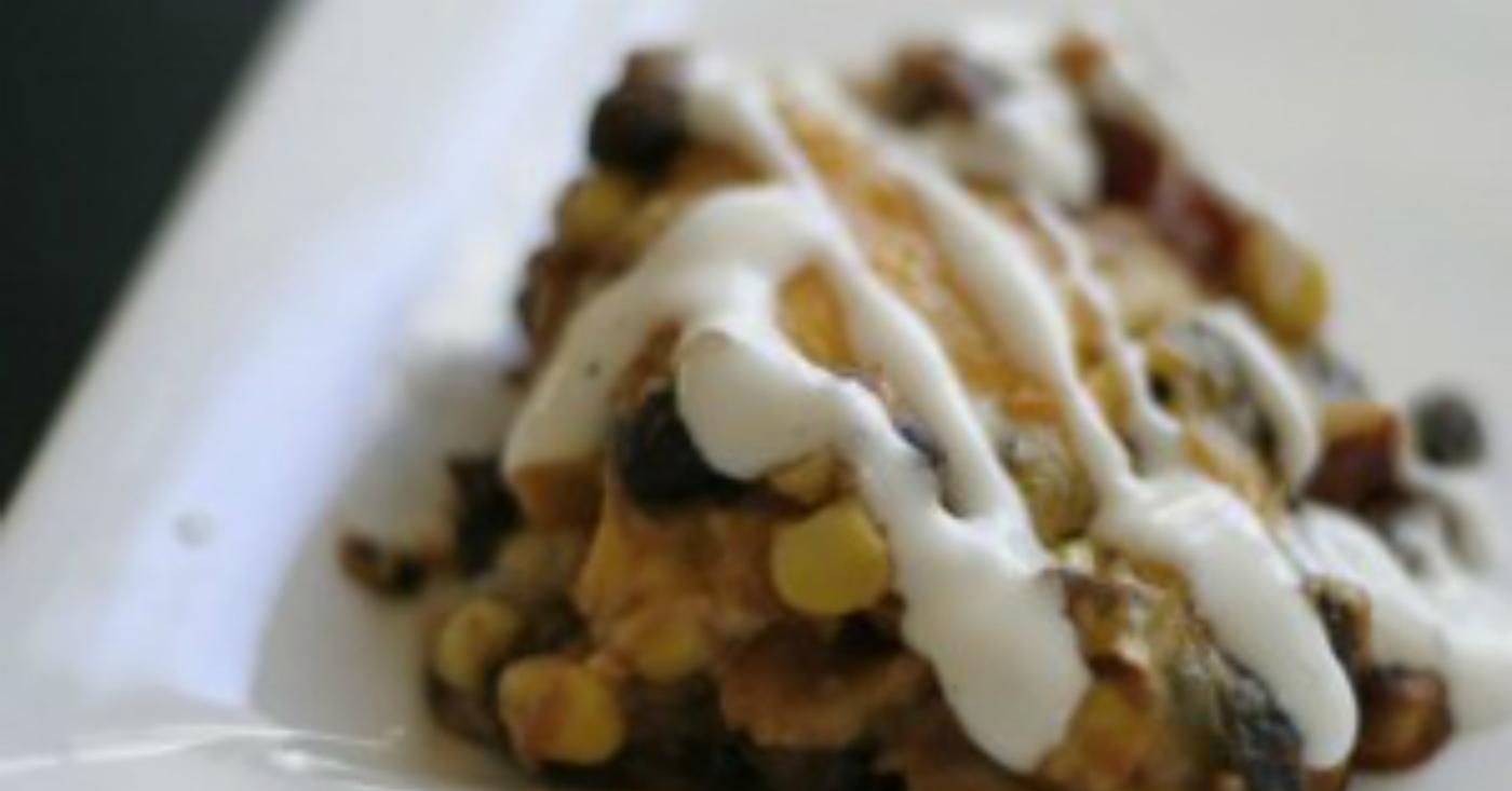 Bean Enchilada Casserole Dump and Go Dinner Once A Month Meals