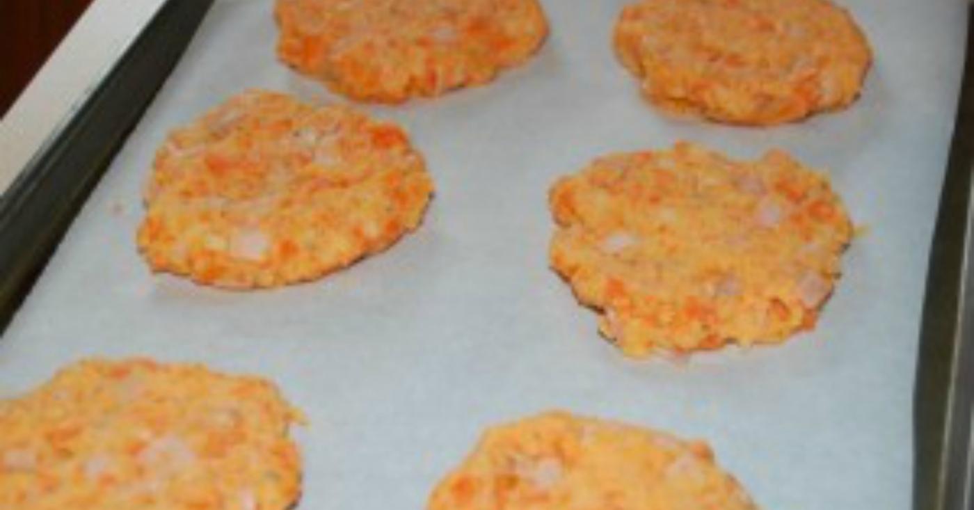 Sweet Potato and Ham Burgers | Once A Month Meals