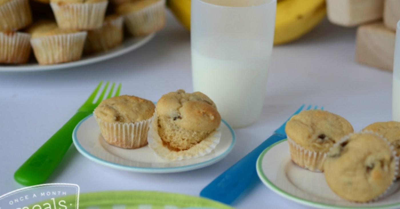 Mini Banana Pancake Muffins Once A Month Meals