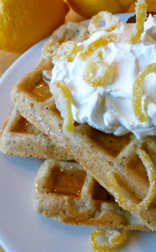 Gluten Free Dairy Free Lemon Poppy Seed Waffles Once A Month Meals
