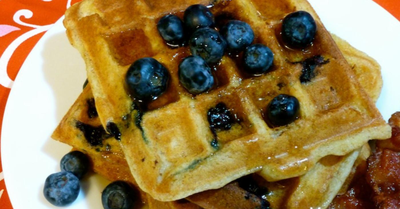 Gluten Free Blueberry Waffles Once A Month Meals