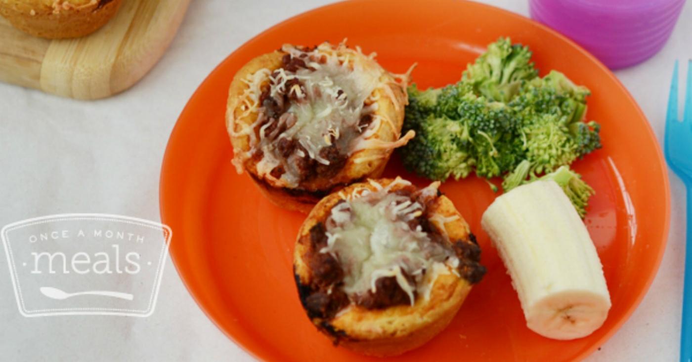 Toddler-ific Pizza Snack Cups - Lunch Version | Once A Month Meals