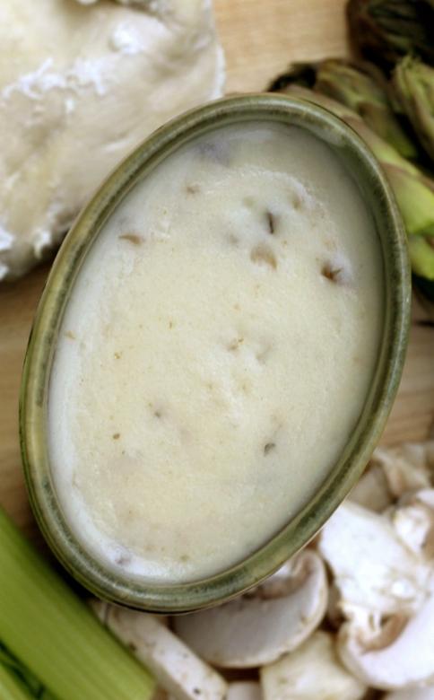 Homemade Vegan Cream of Mushroom Soup | Once A Month Meals