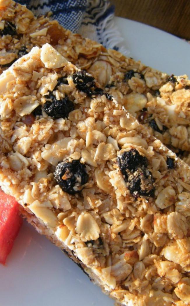 Gluten Free Dairy Free Fruity Granola Bars | Once A Month Meals