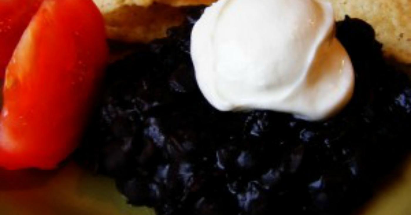 Homemade Black Refried Beans | Once A Month Meals