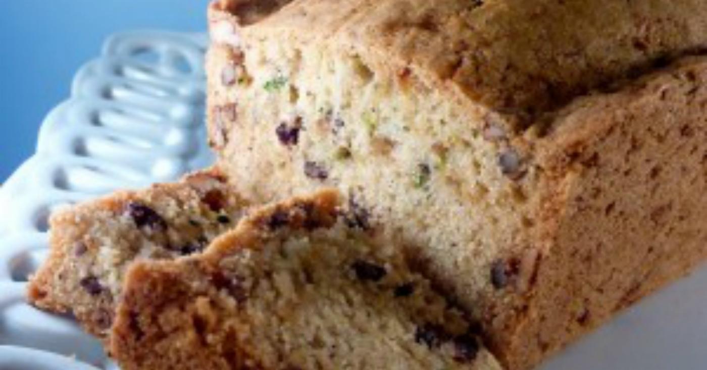 Gluten Free Dairy Free Zucchini Walnut Bread | Once A Month Meals