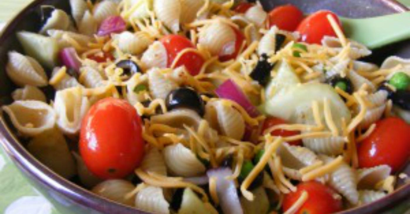 Super Simple Pasta Salad | Once A Month Meals