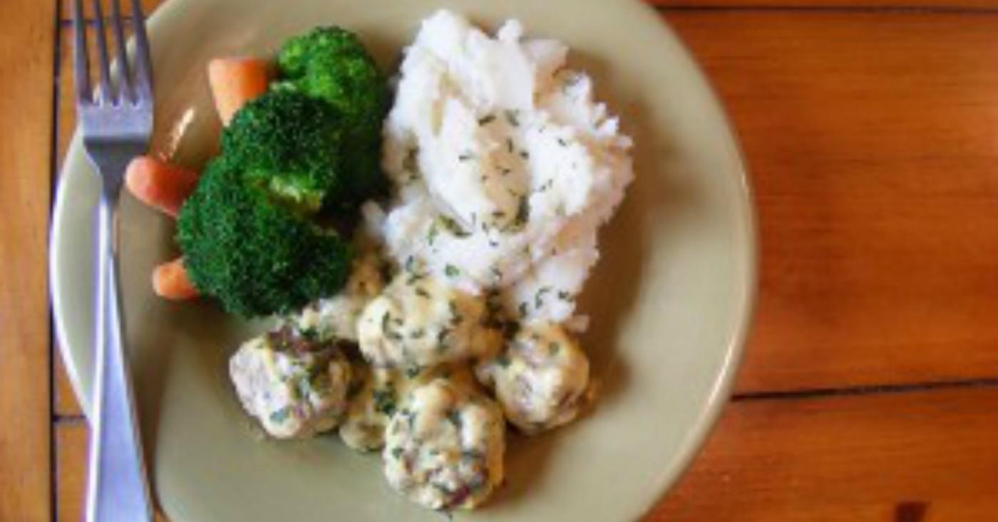 Mama's Meatballs and Gravy | Once A Month Meals