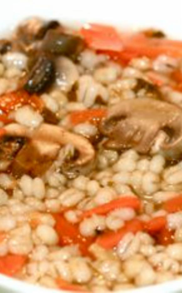 Healthy Mushroom Barley Soup - Lunch Version | Once A Month Meals