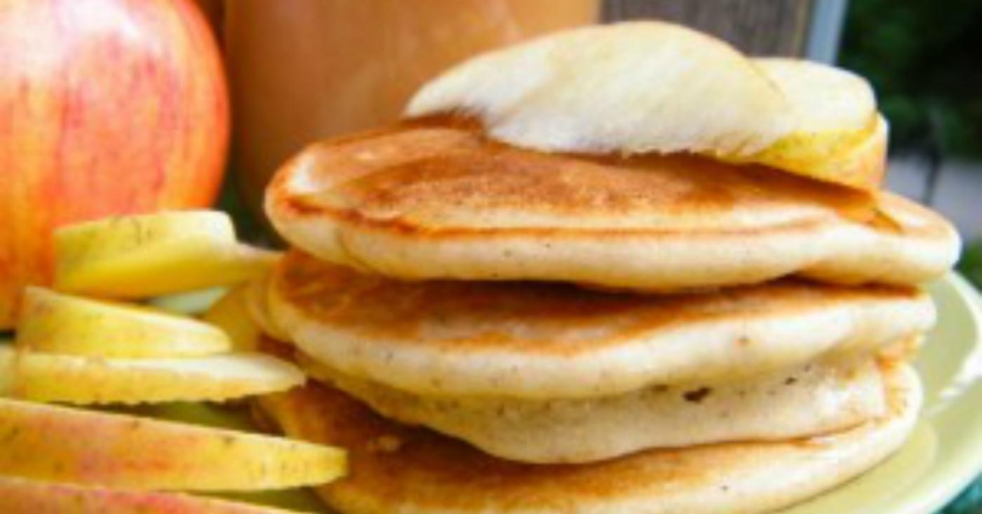 Gluten Free Dairy Free Spiced Apple Pancakes Once A Month Meals