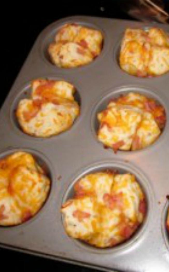 Cheesy Ham Biscuit Muffins Lunch Version Once A Month Meals