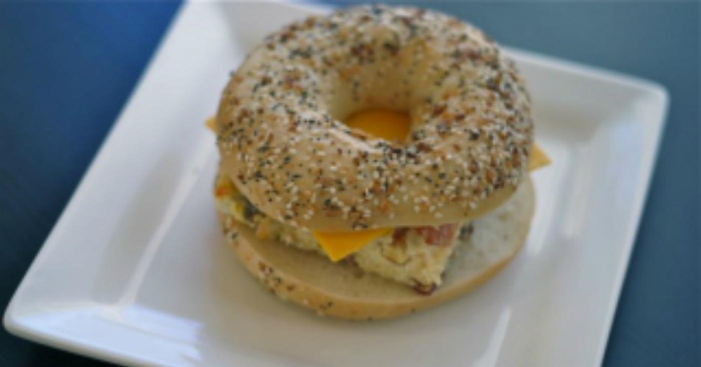 Breakfast Bagel Egg Sandwiches Once A Month Meals