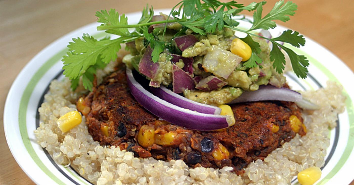 Sweet Potato Black Bean Burgers - Dump and Go Dinner | Once A Month Meals