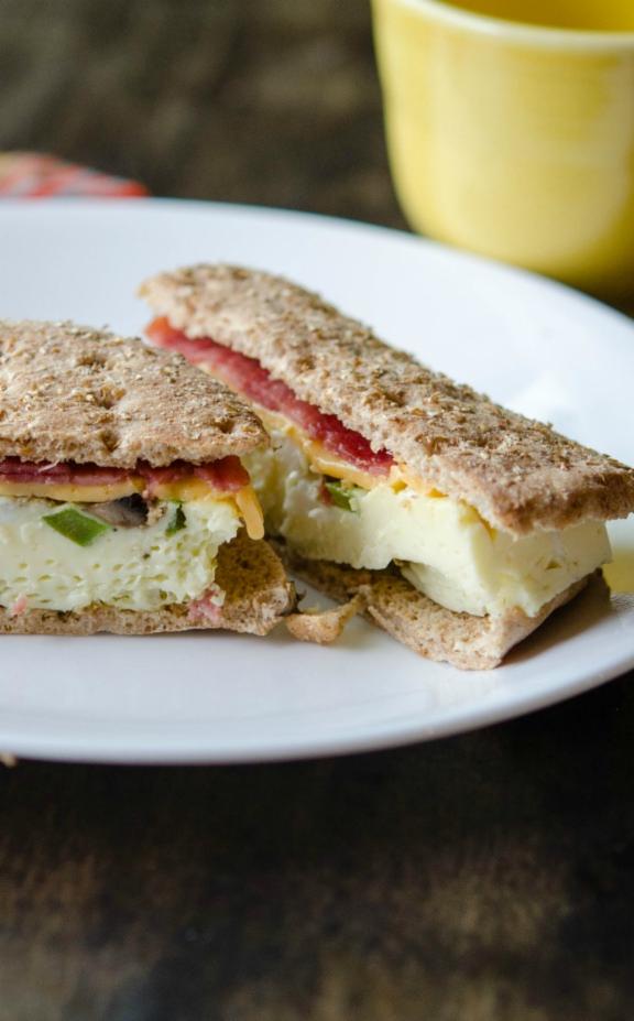 Egg White Breakfast Sandwich | Once A Month Meals