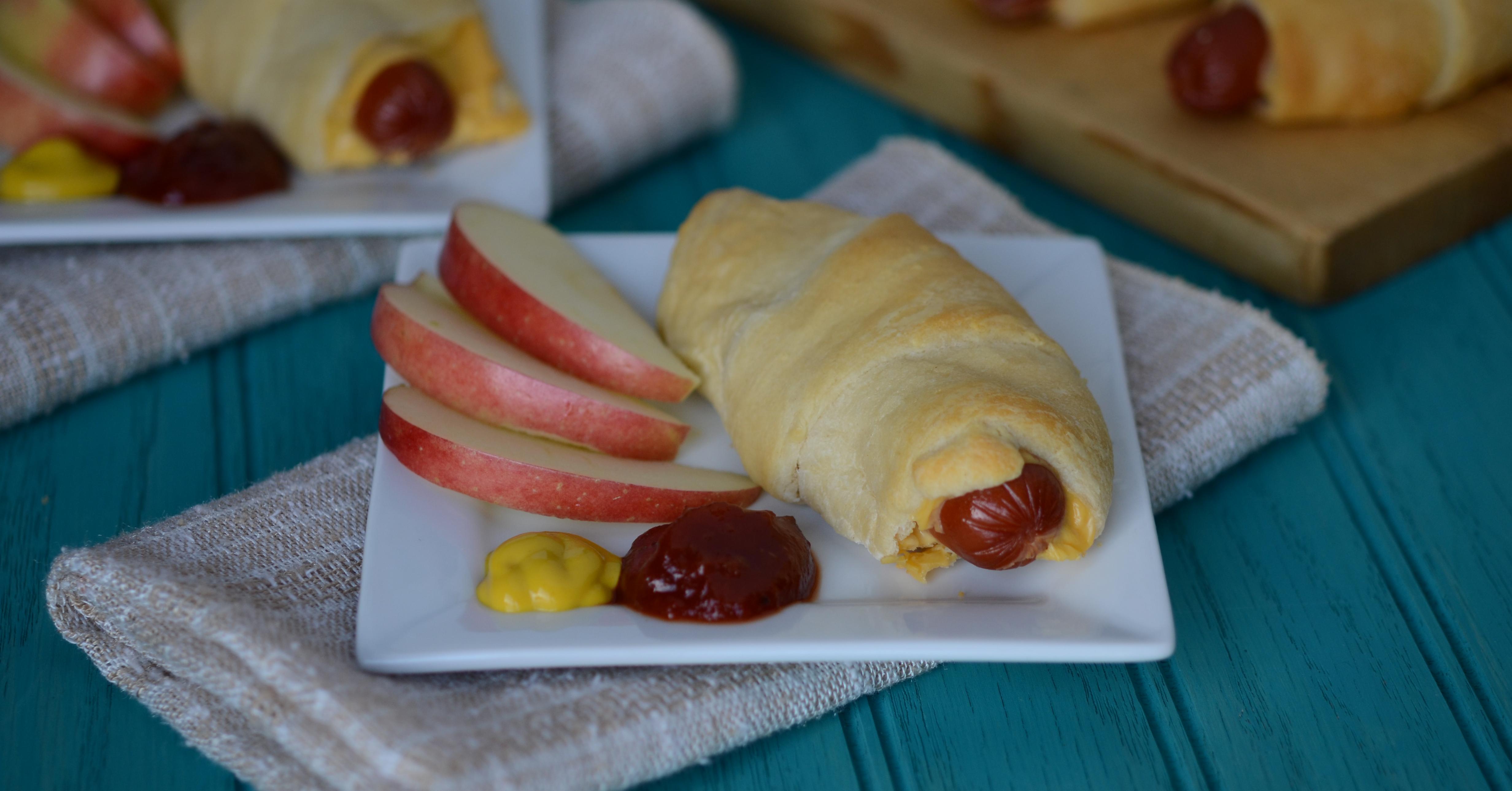 Hot dogs and croissants sale