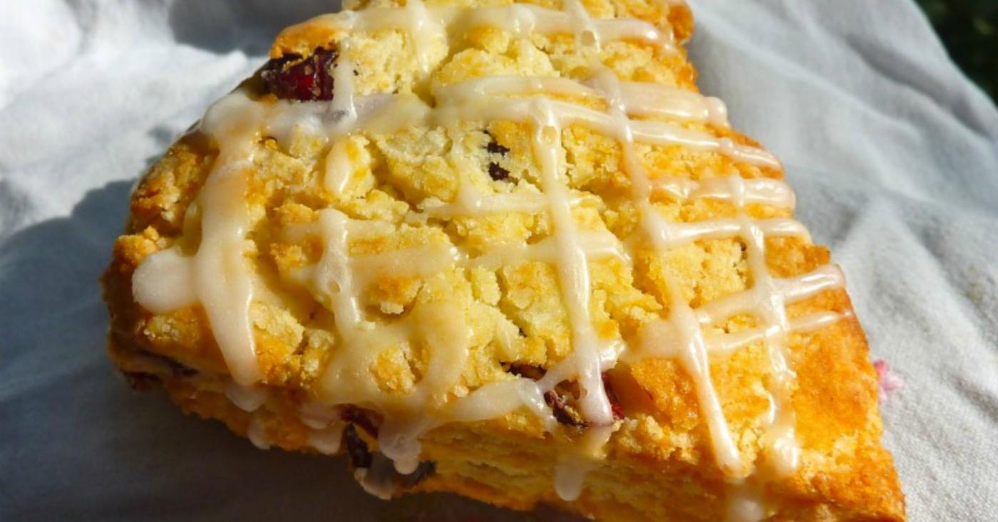 Gluten Free Dairy Free Cranberry Orange Scones