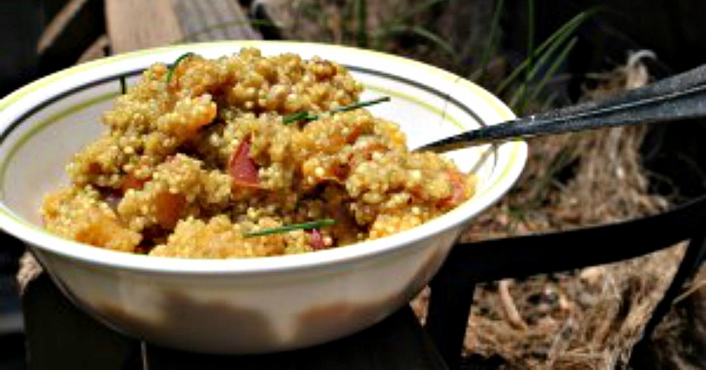 Vegan Curry Peach Quinoa Ready to Eat Dinner | Once A Month Meals