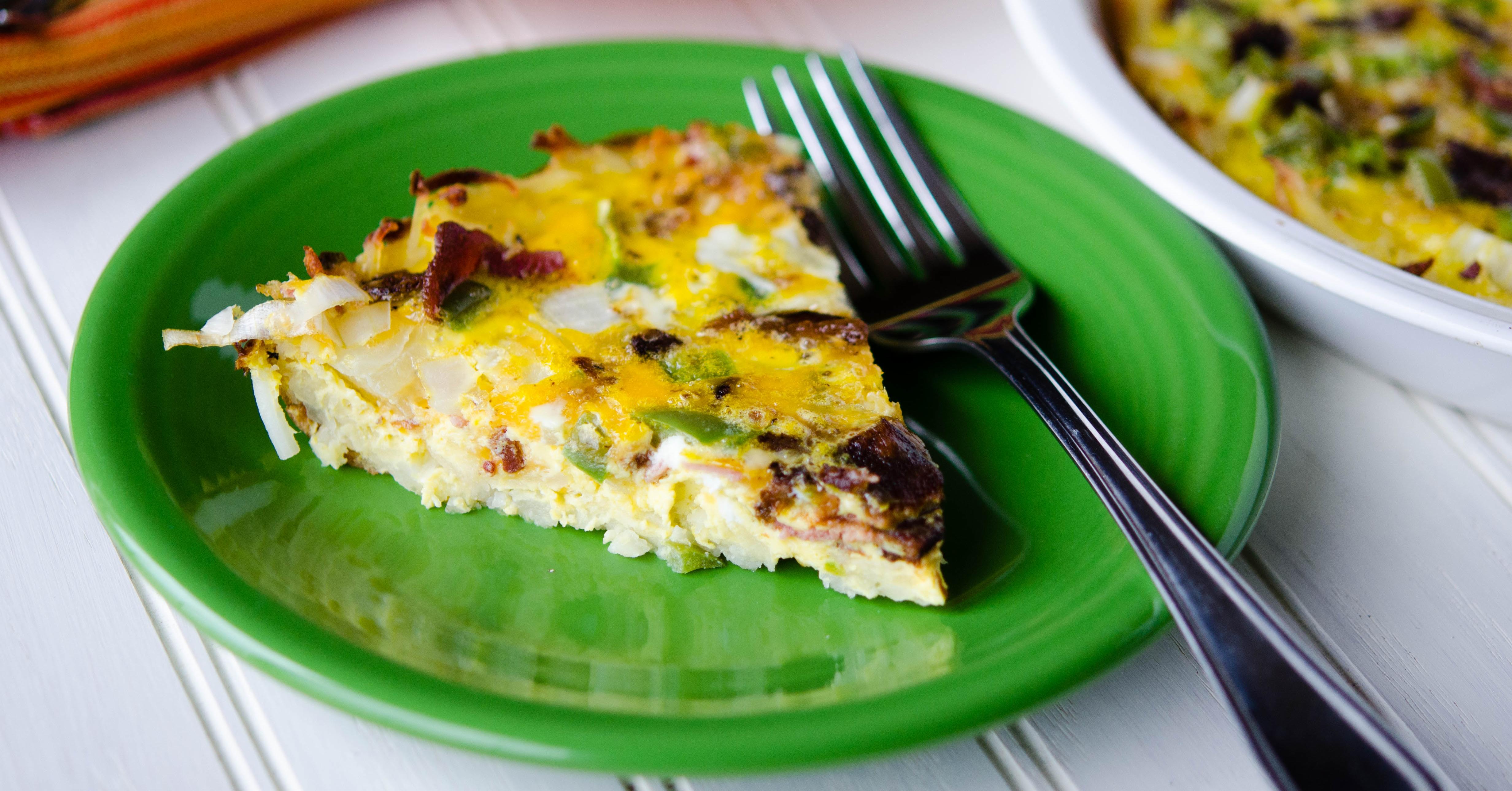 Breakfast Hashbrown Quiche