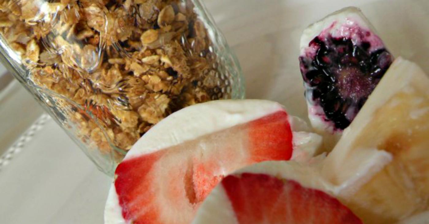Yogurt Covered Fruit and Granola Once A Month Meals