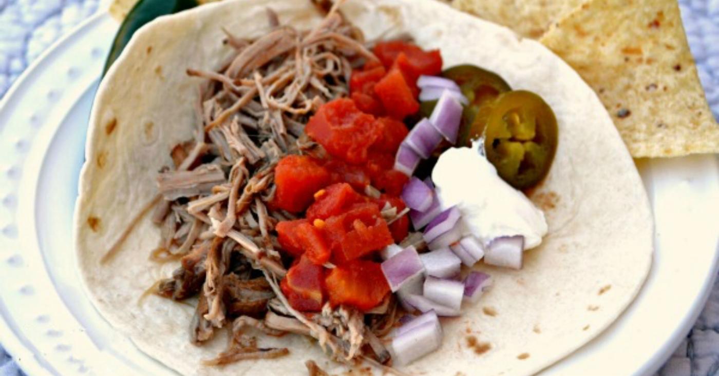 Slow Cooker Barbacoa Beef - Traditional - Dump and Go Dinner | Once A Month Meals