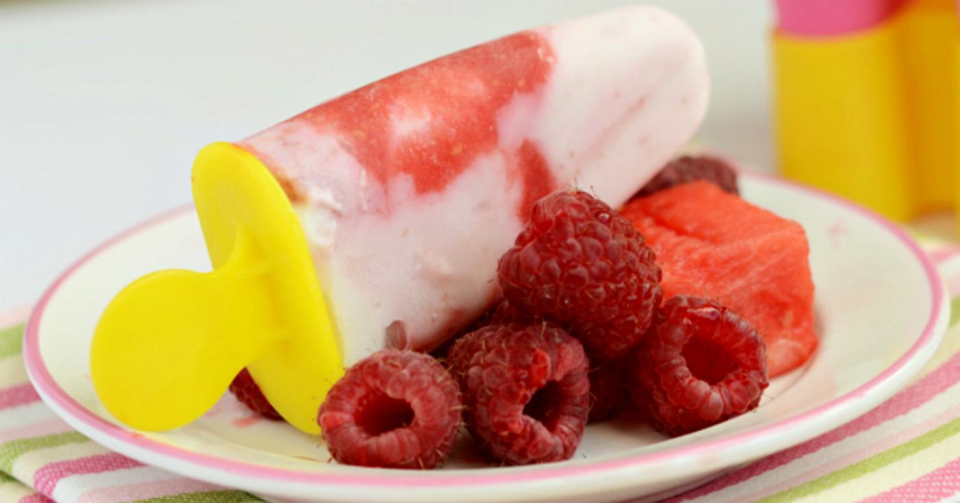 Watermelon Yogurt Smoothie Pops