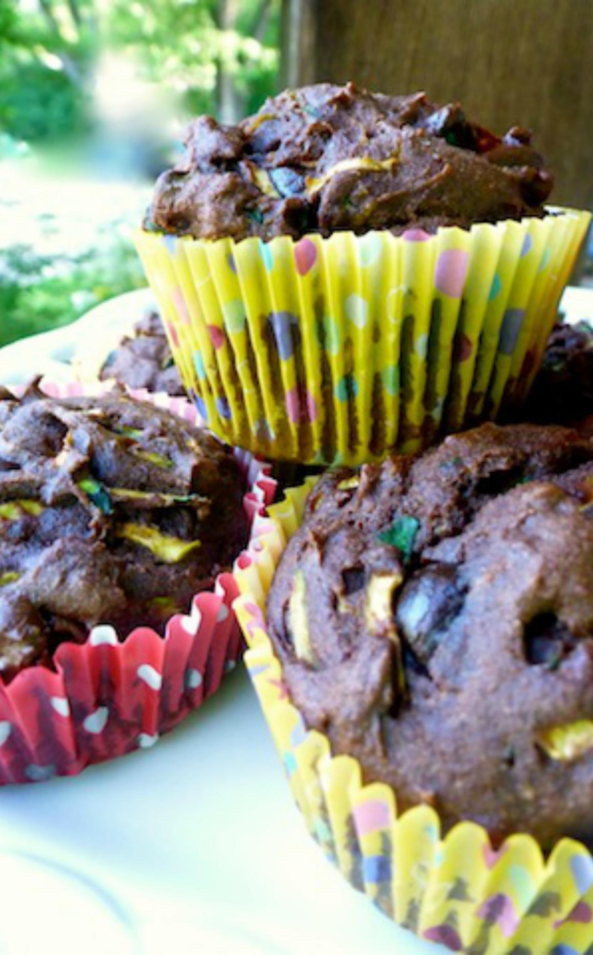 Gluten Free Dairy Free Chocolate Zucchini Muffins Once A Month Meals