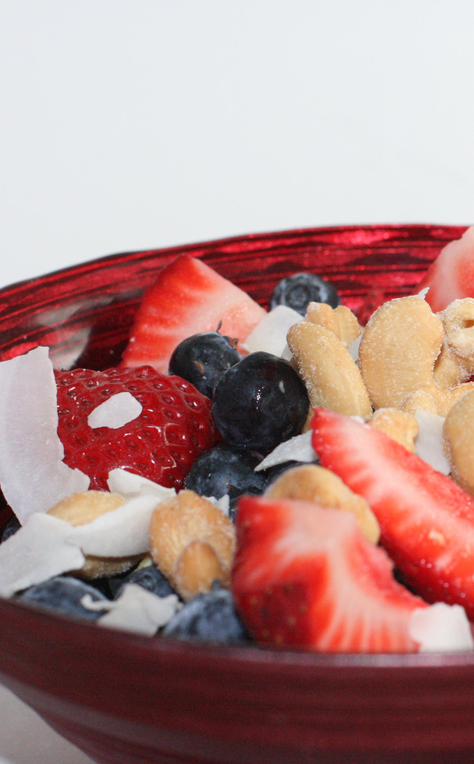 Berries, Nuts, and Coconut Shreds Once A Month Meals