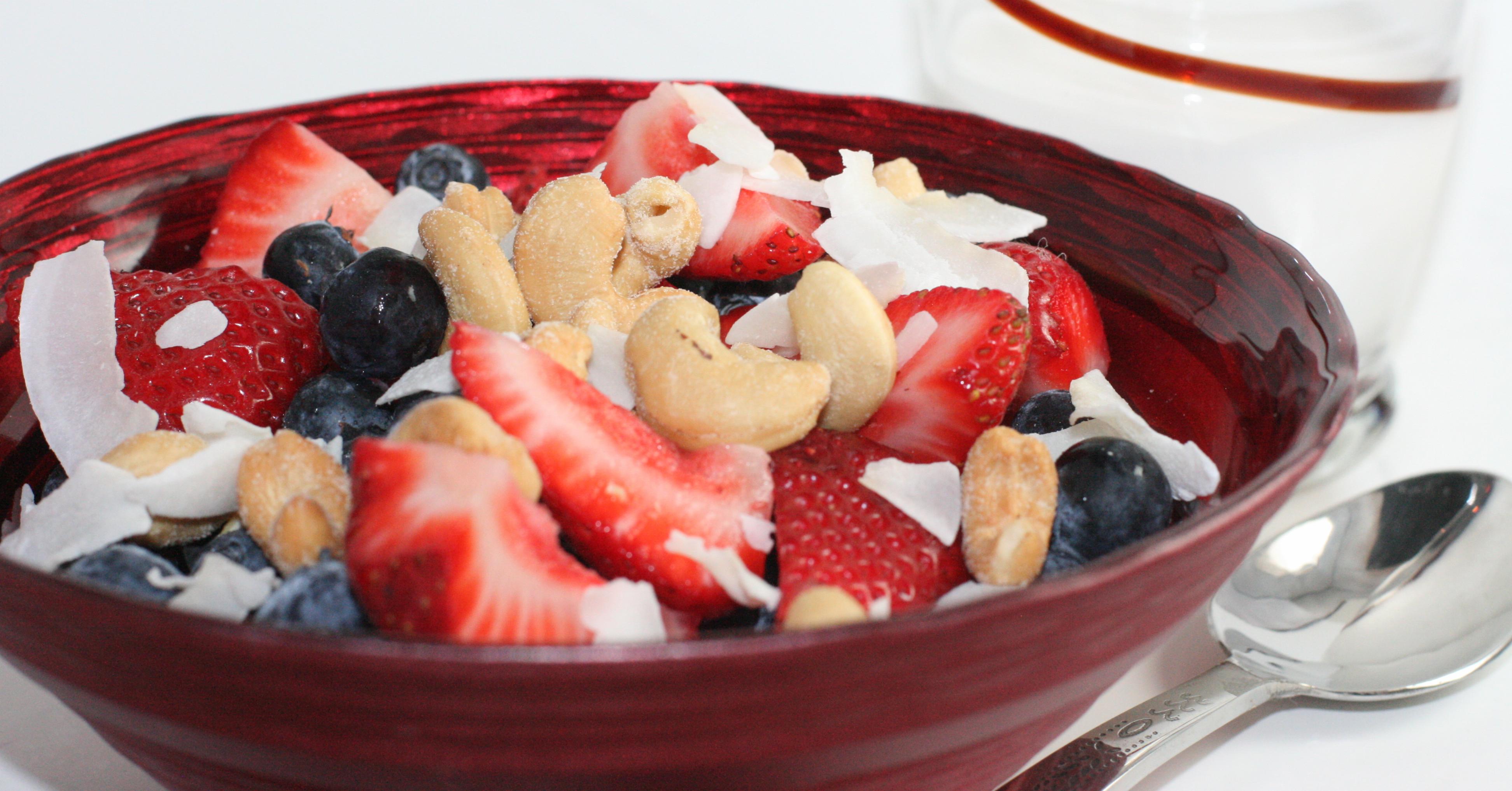 Berries, Nuts, and Coconut Shreds Once A Month Meals