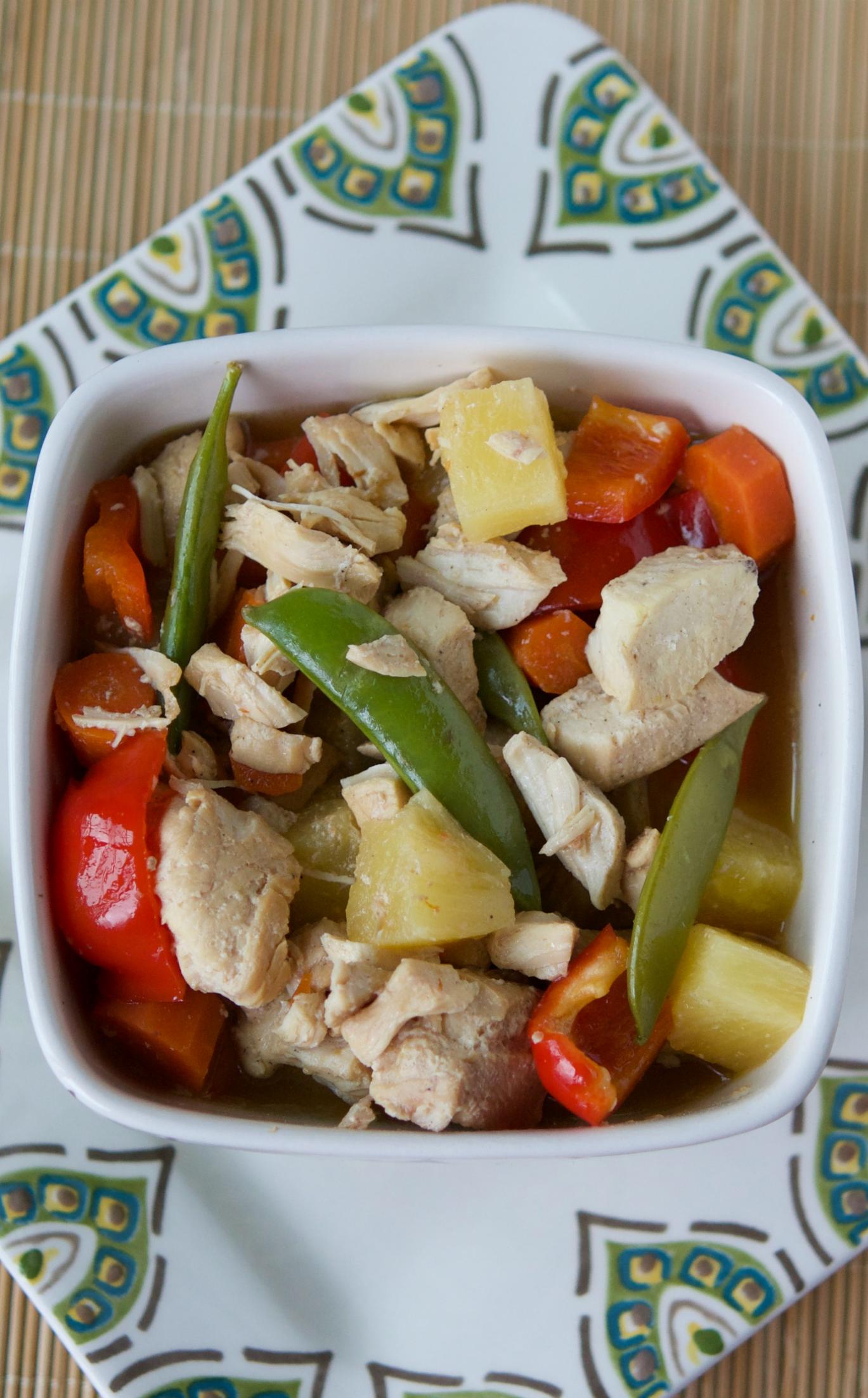 Instant Pot Pineapple Pepper Chicken Stew Dump and Go Dinner Once A