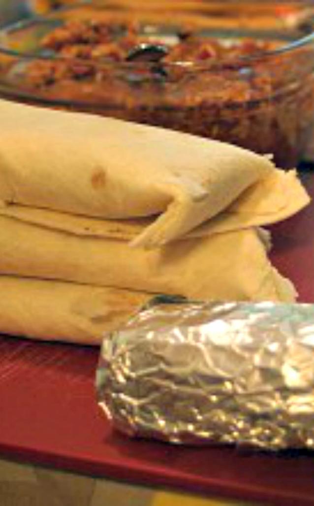 Super Easy Freezer Bean Burritos Dump and Go Dinner Once A Month Meals