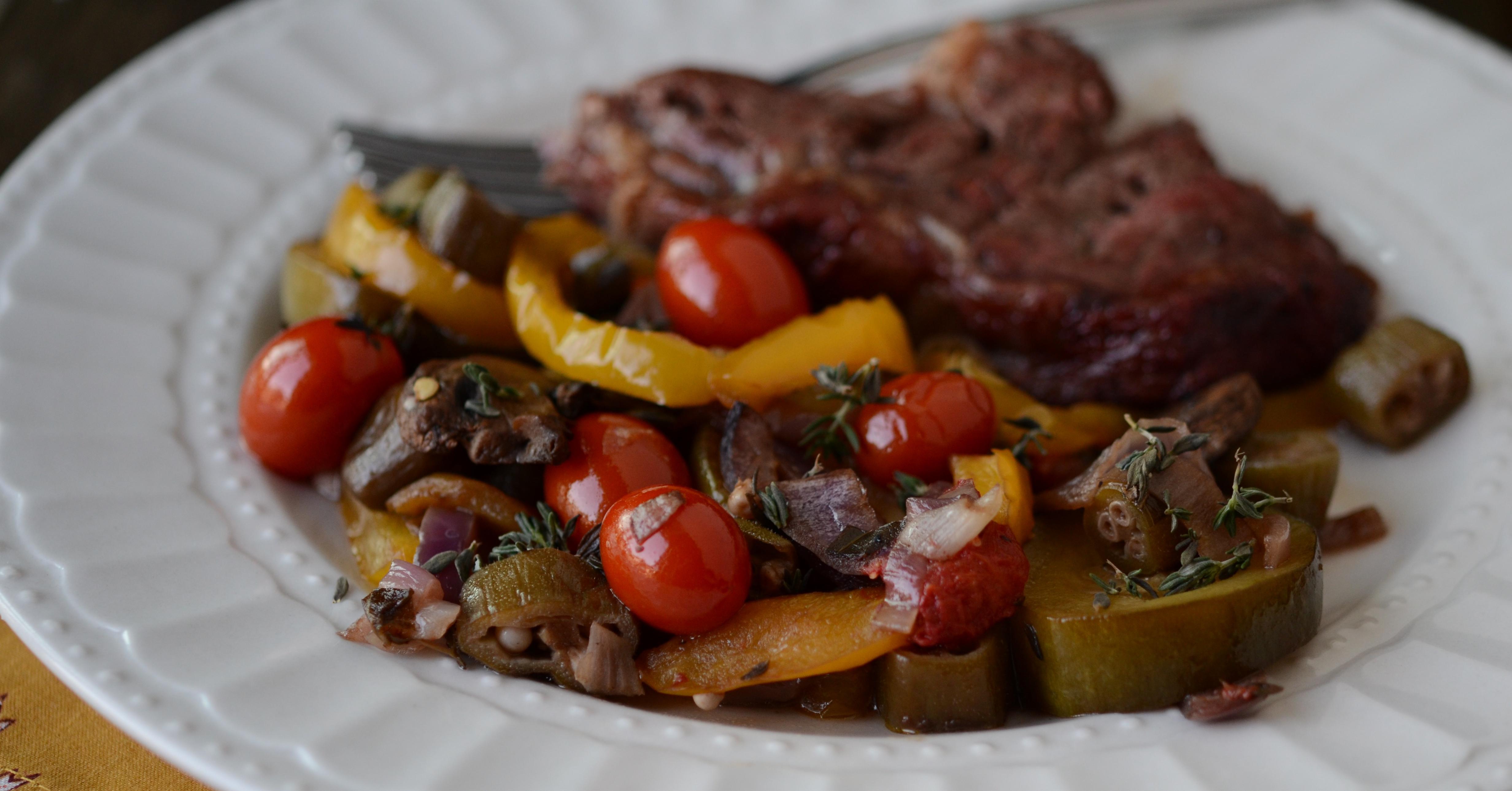 Slow Cooker Summer Veggies | Once A Month Meals