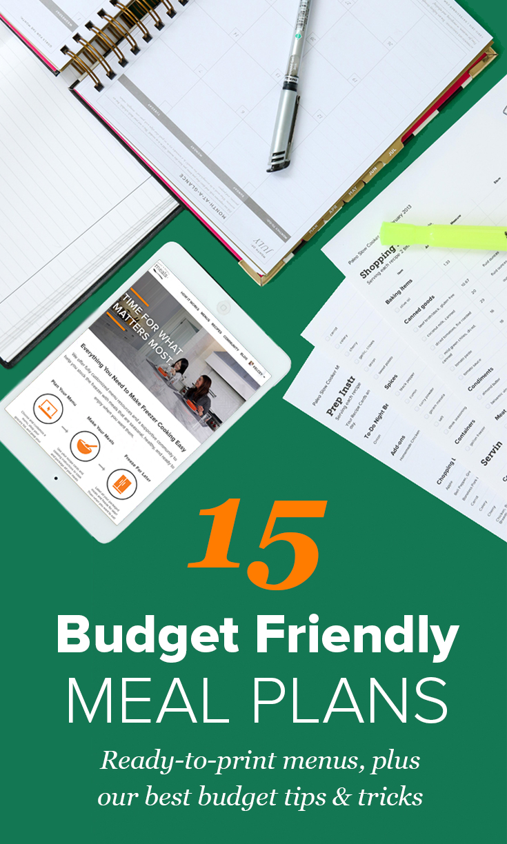 Monthly meal planning is one of THE best ways to stick to your budget. Planning meals in advance can take some work, so let us help make it easy for you!