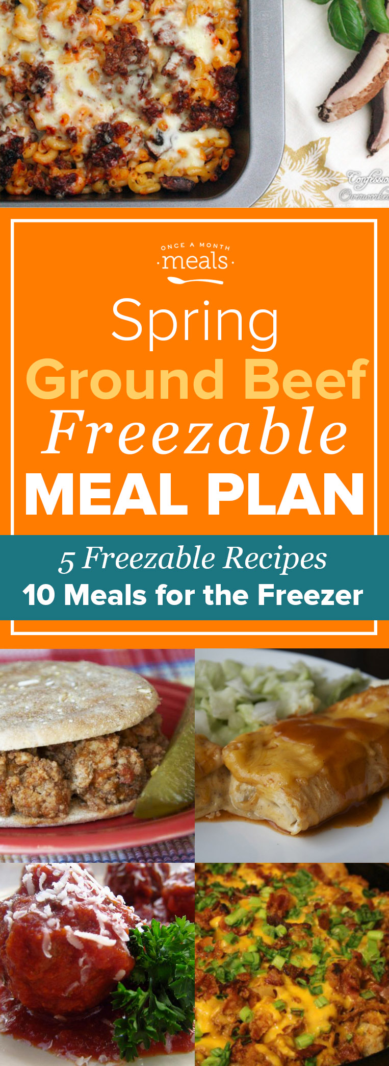 Ground Beef Freezer Recipes Vol. 1 Once A Month Meals