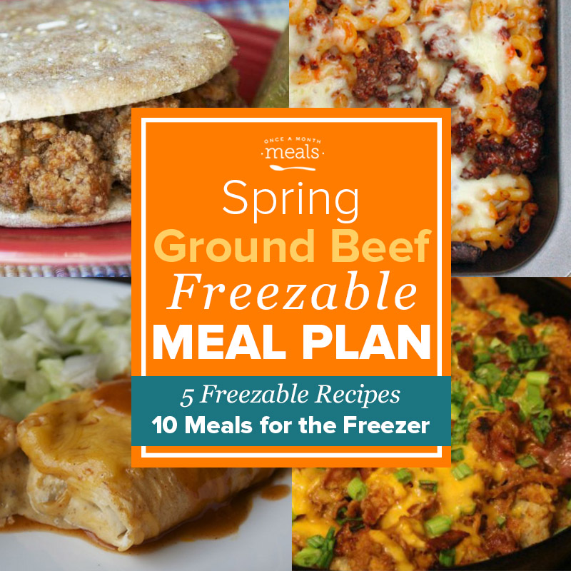 Ground Beef Freezer Recipes Vol. 1 Once A Month Meals