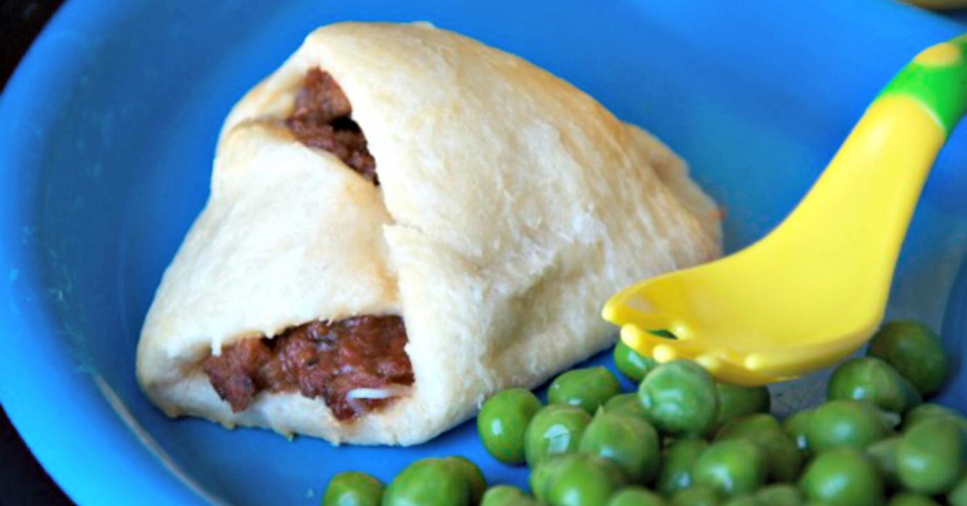 Pizzas in a Sleeping Bag - Lunch Version | Once A Month Meals