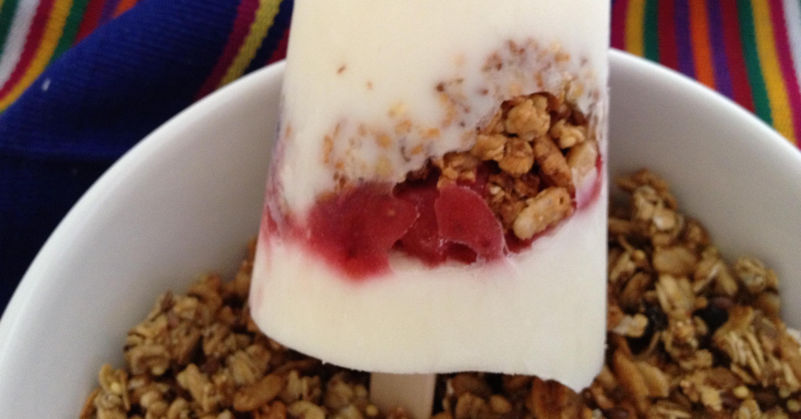 Yogurt Parfait Popsicles