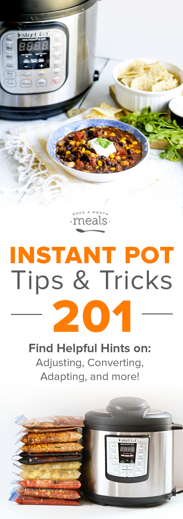 We are sharing our advanced Instant Pot tips and tricks on how to cook your freezer meals from frozen in the Instant Pot!