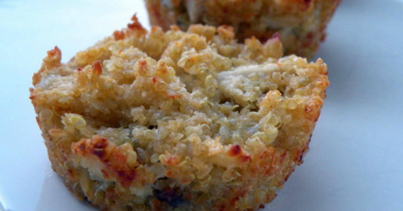 Buffalo Chicken Quinoa Bites - Lunch Version | Once A Month Meals