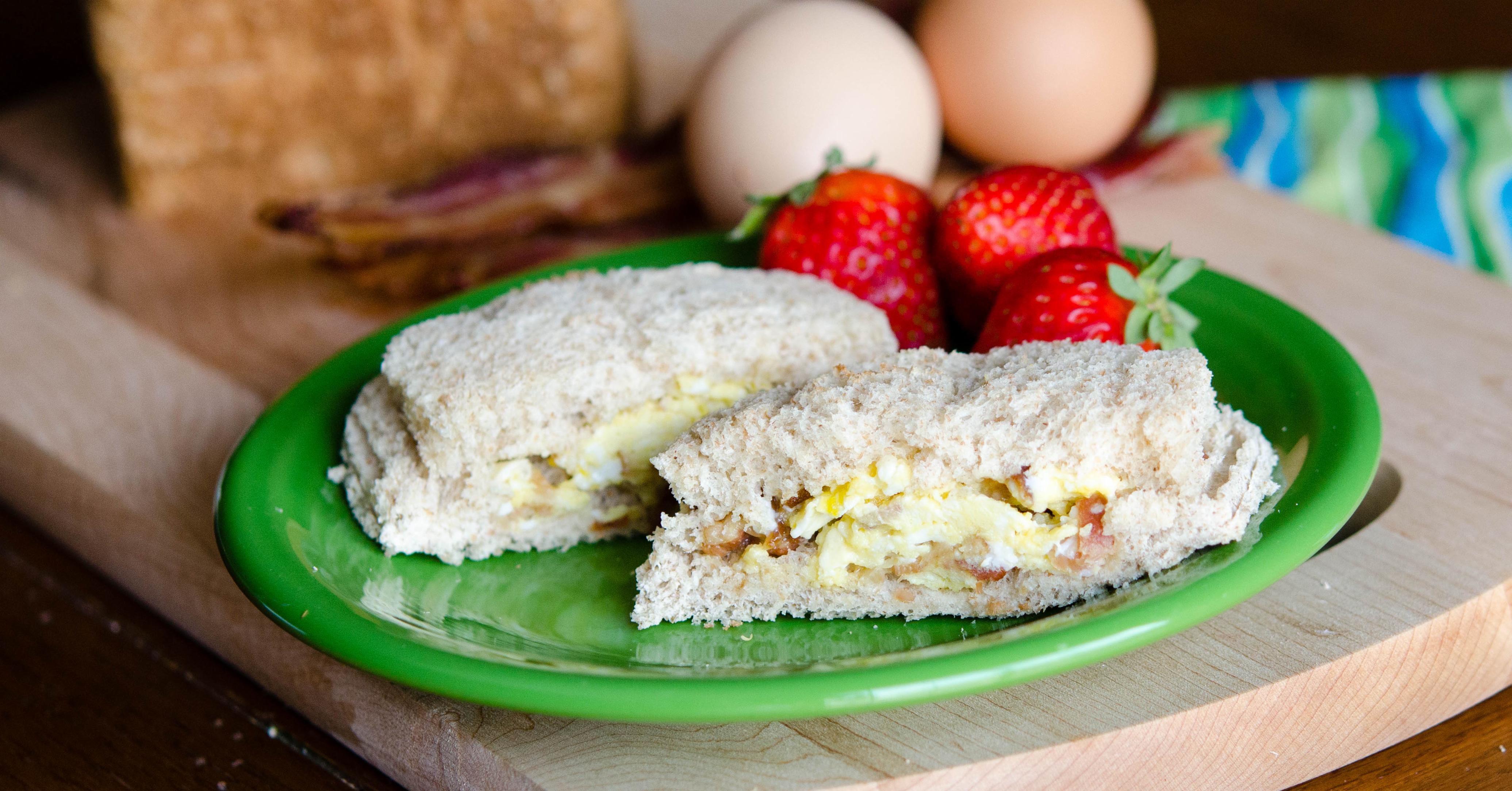 Bacon and Egg Uncrustables Once A Month Meals